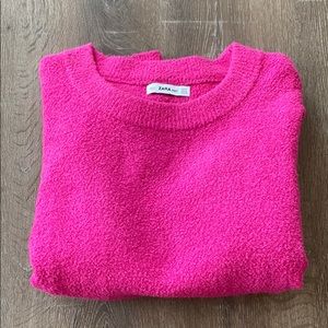 Zara KNIT Pink Sweater